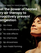 SinuSauna Heated Dry Air Therapy Mask