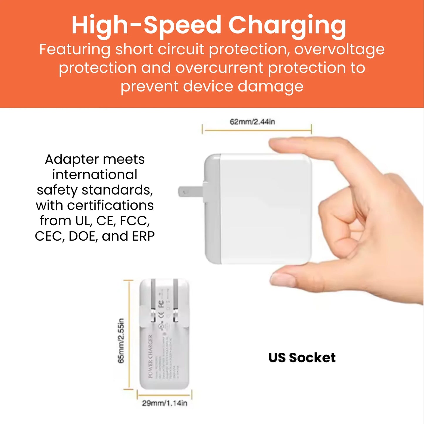 Adaptador y cable de alimentación para EE. UU. de SinuSauna